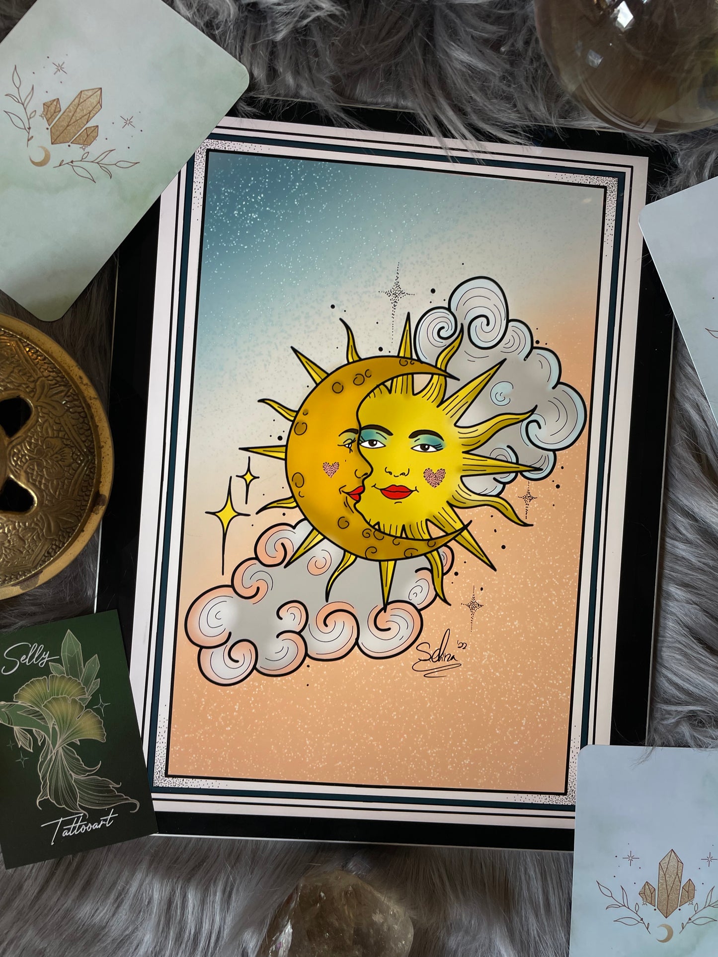 Sun & Moon Artprint